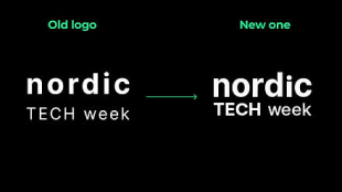 Old logo compared to the new Nordic Tech Week logo