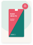 Rude Health Hazelnut Organic bottle illustration