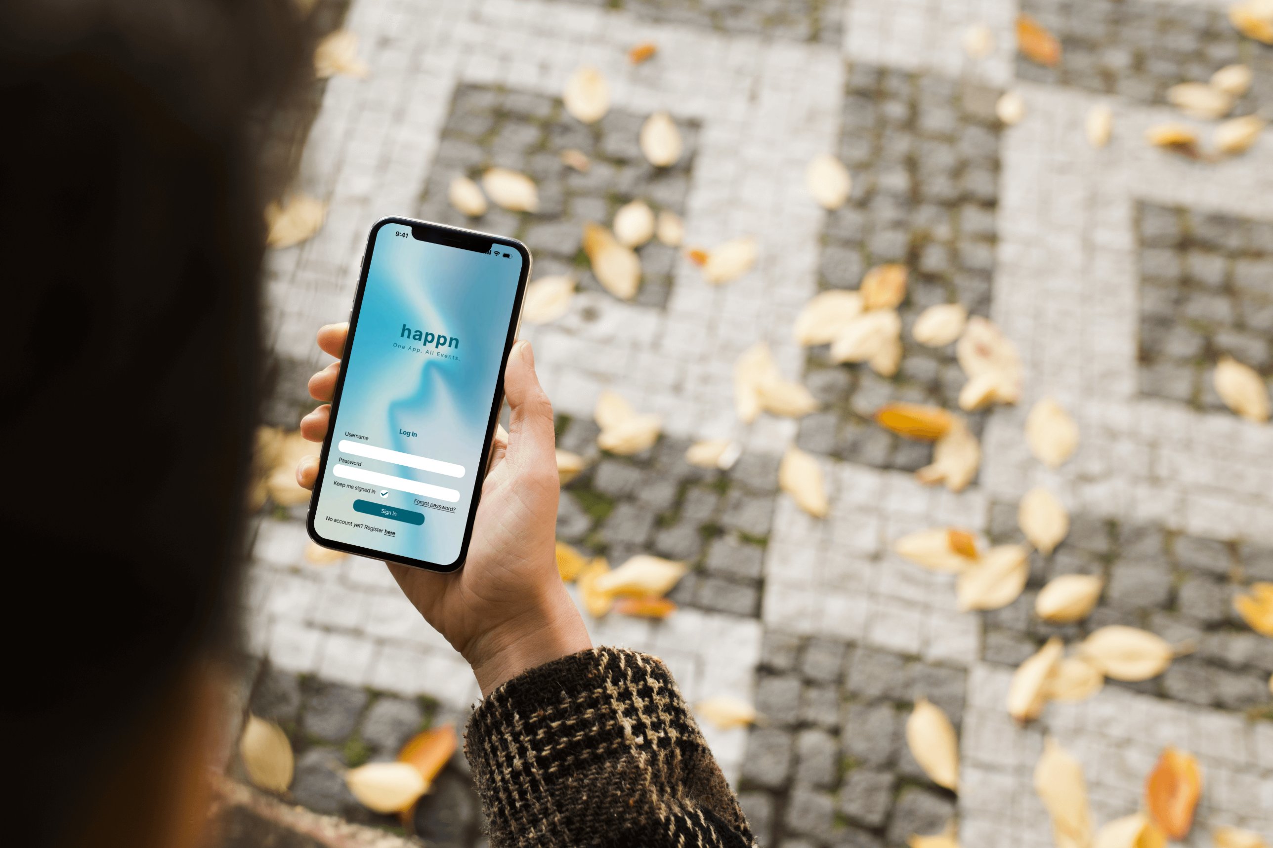 Happn app mockup